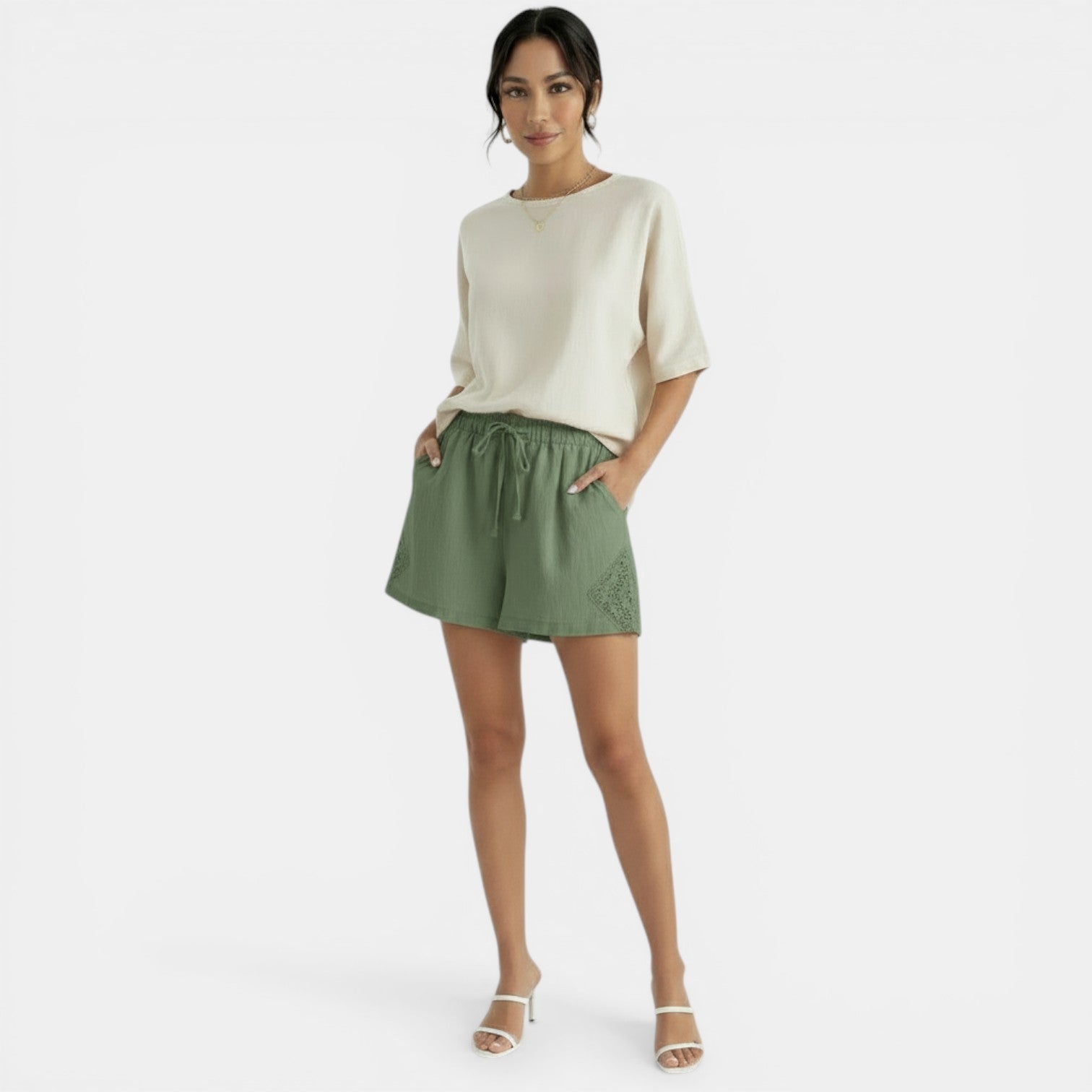 Chic Women's Linen Shorts