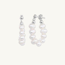 Freshwater Pearl Huggie Earrings