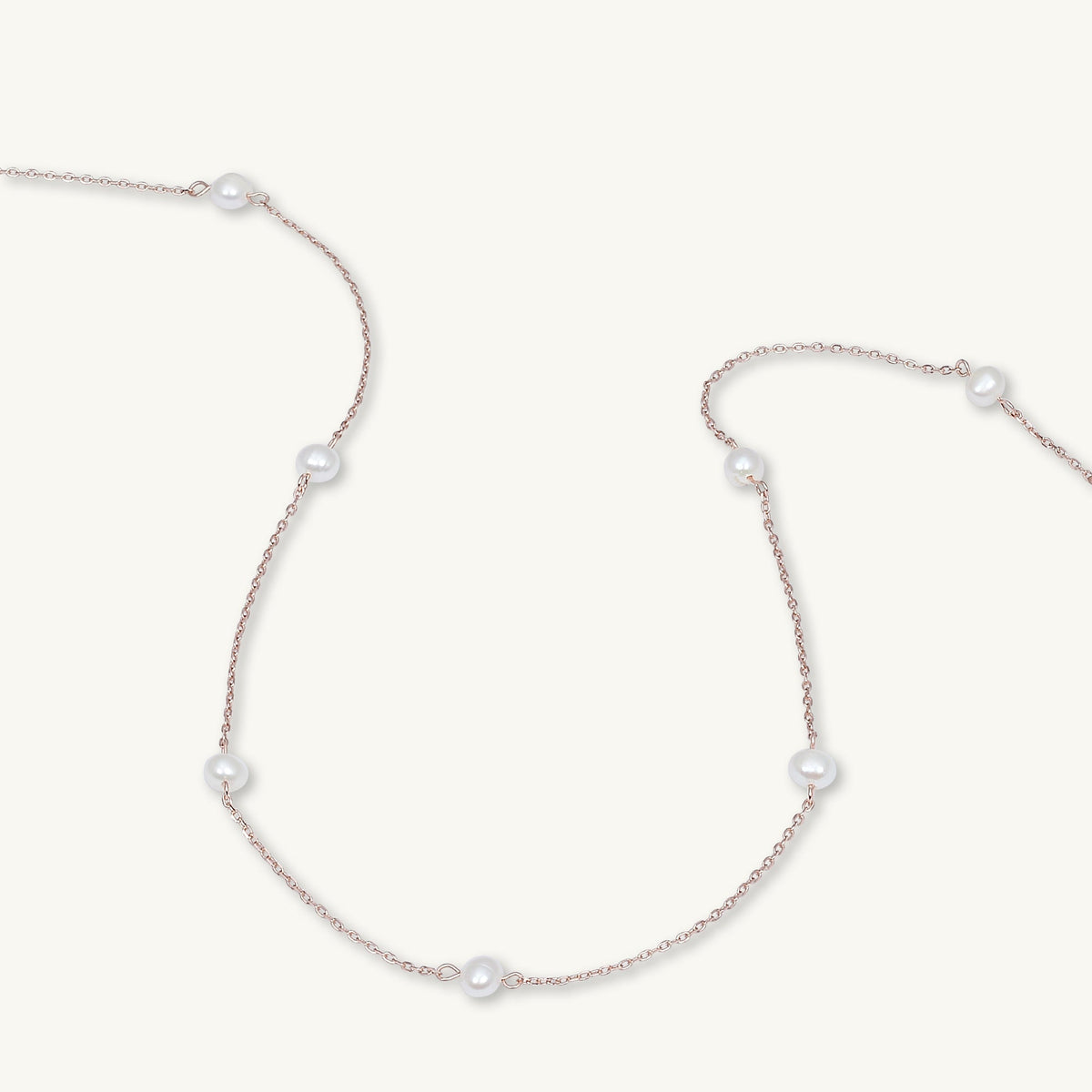 Freshwater Pearl Station Necklace