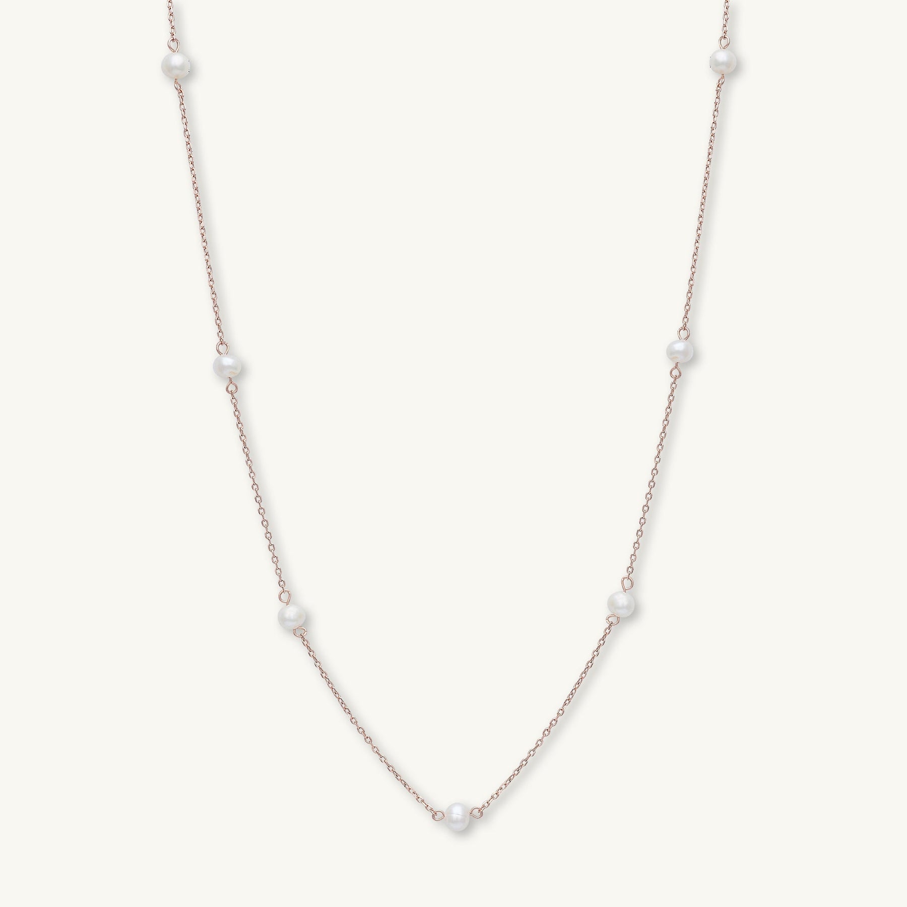 Freshwater Pearl Station Necklace