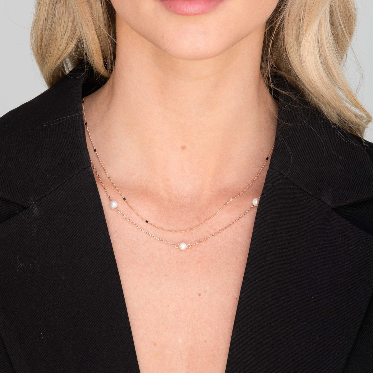 Freshwater Pearl Station Necklace
