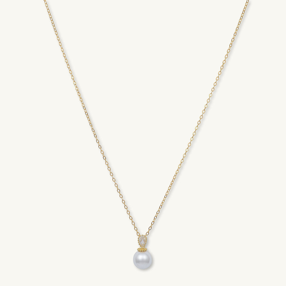 Freshwater Pearl Teardrop Necklace