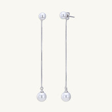 Freshwater Pearl Twin Drop Earrings