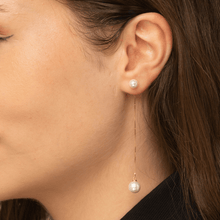 Freshwater Pearl Twin Drop Earrings