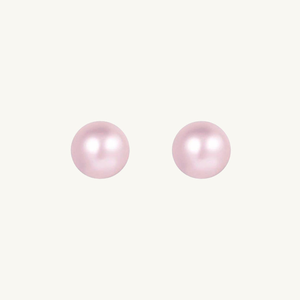 Freshwater Purple Pearl Studs