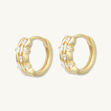 Gaia Sapphire Huggie Hoop Earrings