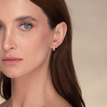 Gaia Sapphire Huggie Hoop Earrings