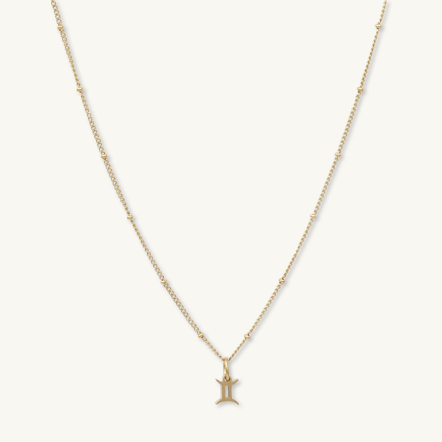 Gemini Pendant Zodiac Star Sign Necklace