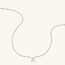 Gemini Sapphire Charm Zodiac Star Sign Necklace