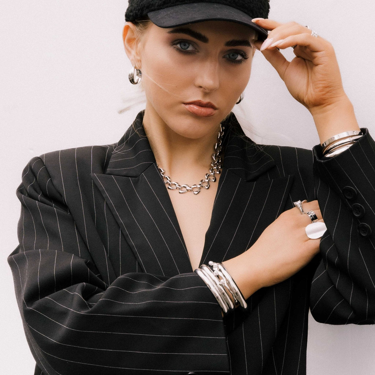 Goddess Pearl Open Cuff Bangle
