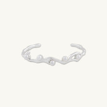Goddess Pearl Open Cuff Bangle