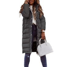 Evie Long Down Jacket Women – Warm Winter Coat with Hood & Slim Lightweight Cut