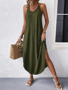 Harley Robe Cami Woman – Light Summer Dress with Straps, Loose Fit & Breathable V-Neck