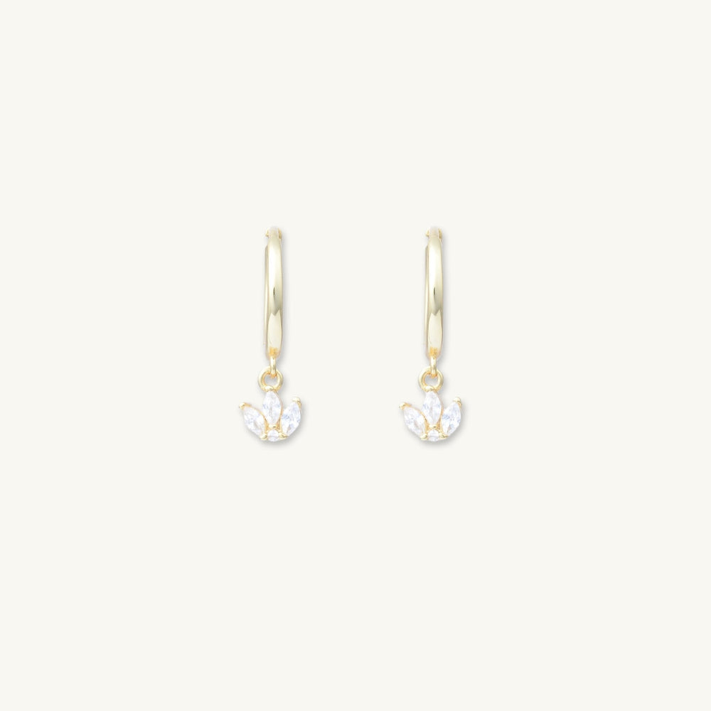 Growth Lotus Dangling Earrings