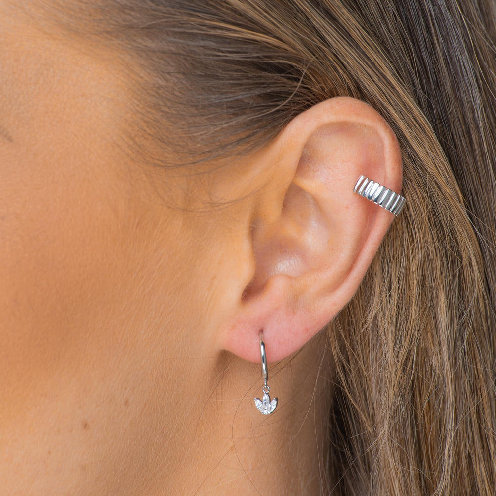 Growth Lotus Dangling Earrings