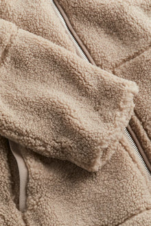 Fely Teddy Jacket Woman – Warm Oversized Coat with High Collar & Ultra Soft Fabric