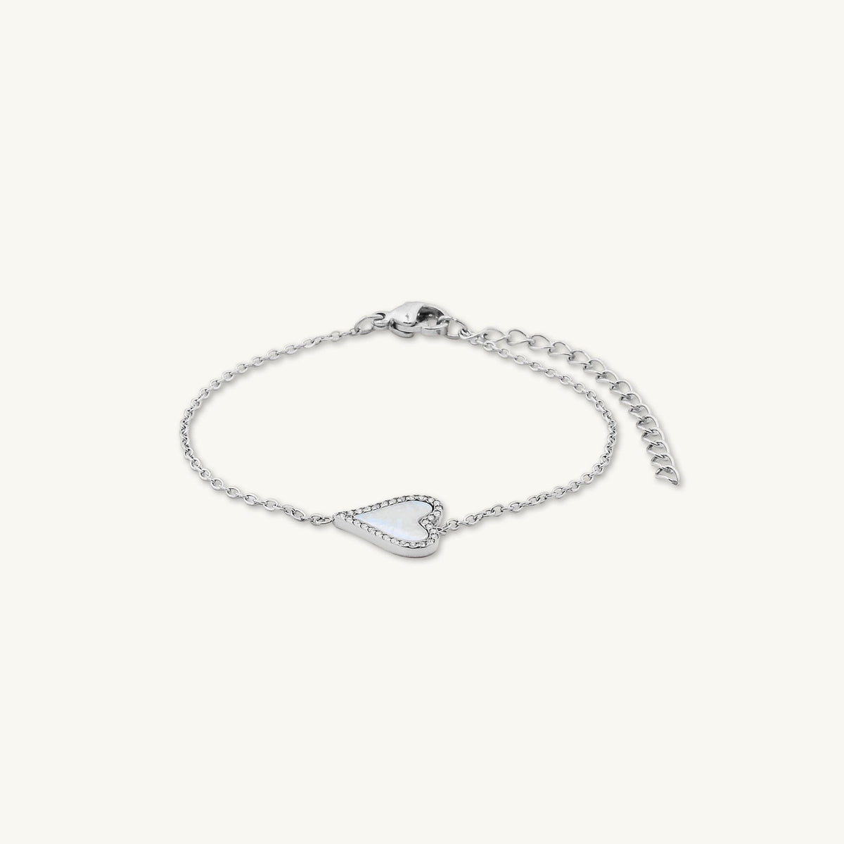 Heart Mother of Pearl Bracelet