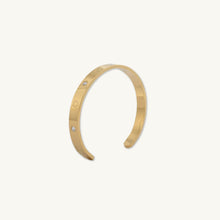 Heart Zirconia Open Cuff Bangle Bracelet