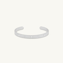 Heart Zirconia Open Cuff Bangle Bracelet