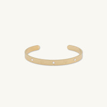 Heart Zirconia Open Cuff Bangle Bracelet