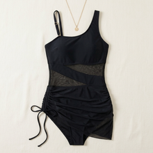 Rivara – Ruched Mesh One Piece Swimsuit for Women