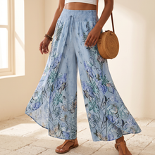 Lunavia – Women's Boho Floral Wide-Leg Pants