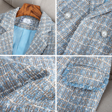 Nataly Blazer Femme – Elegant & Modern Tweed Blazer for a Versatile Chic Style
