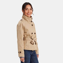 Women's Premium Short Trench Jacket – Elegant Trench with Adjustable Belt