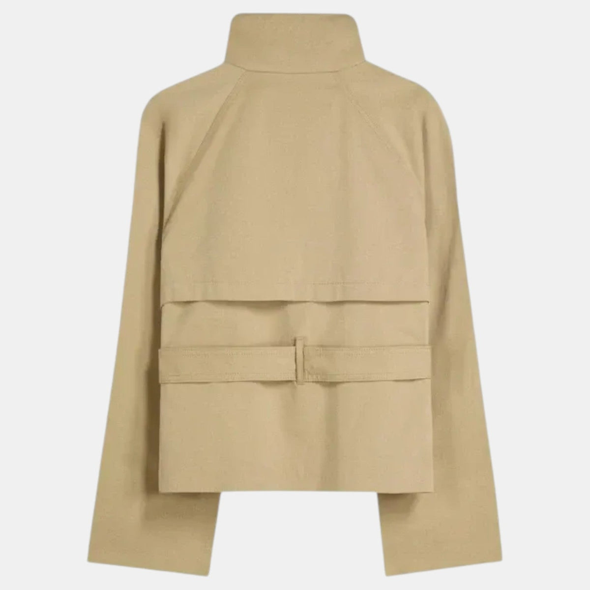Women's Premium Short Trench Jacket – Elegant Trench with Adjustable Belt