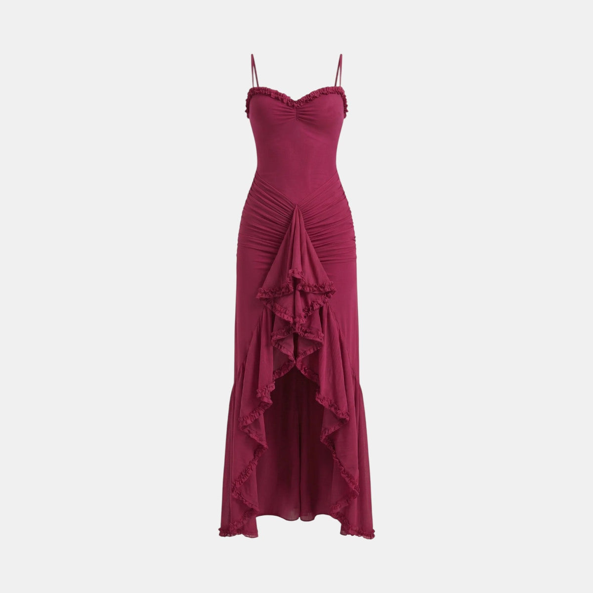 Women's Elegant Ruffle Maxi Dress