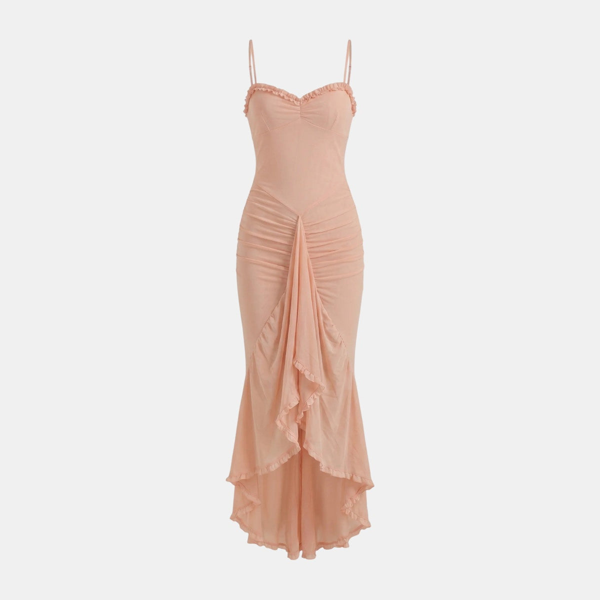 Women's Elegant Ruffle Maxi Dress