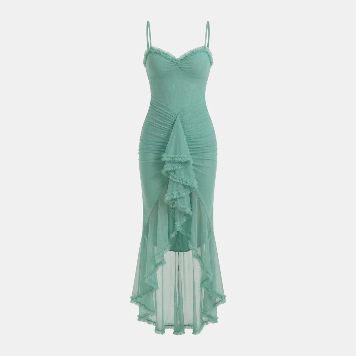 Women's Elegant Ruffle Maxi Dress