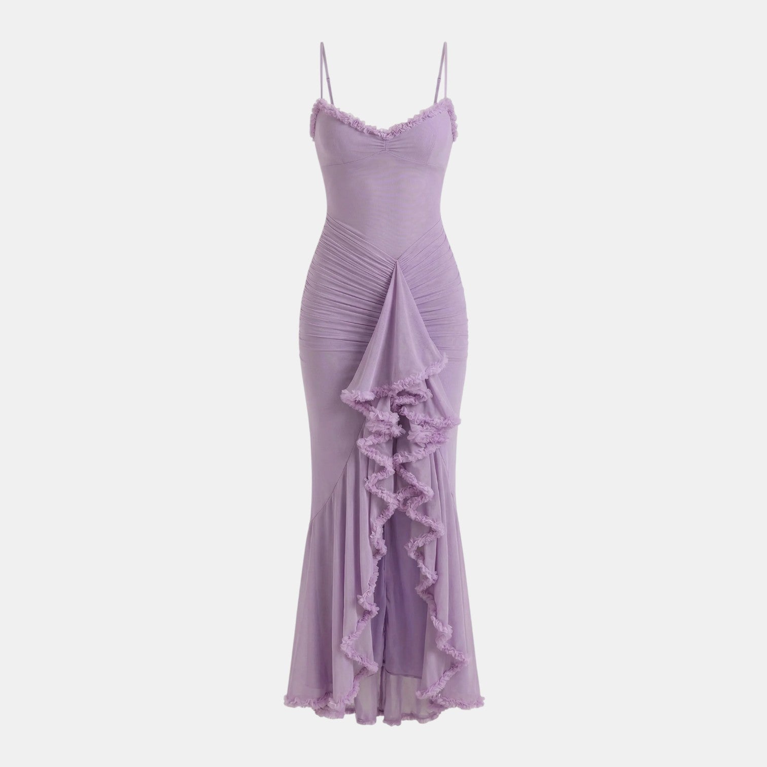 Women's Elegant Ruffle Maxi Dress