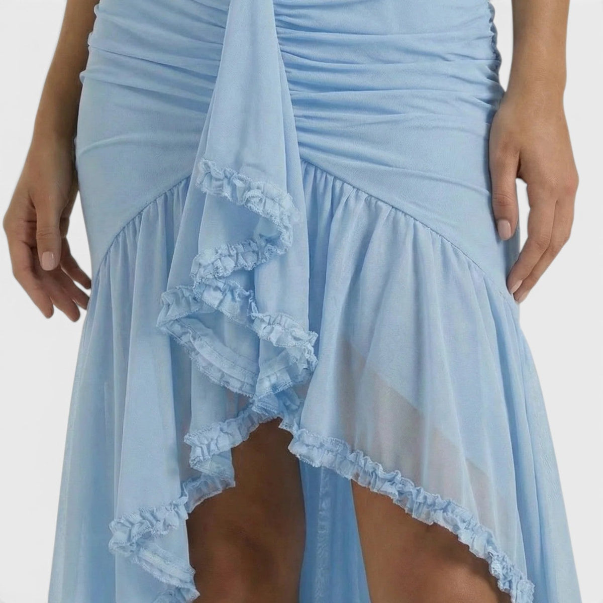 Women's Elegant Ruffle Maxi Dress