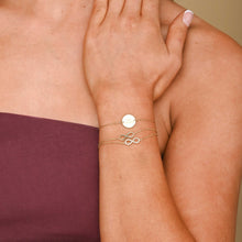 Infinity Sapphire Chain Bracelet