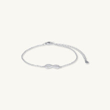 Infinity Sapphire Chain Bracelet