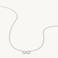 Infinity Sapphire Chain Necklace