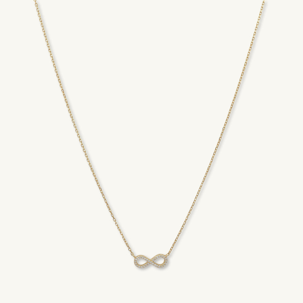 Infinity Sapphire Chain Necklace