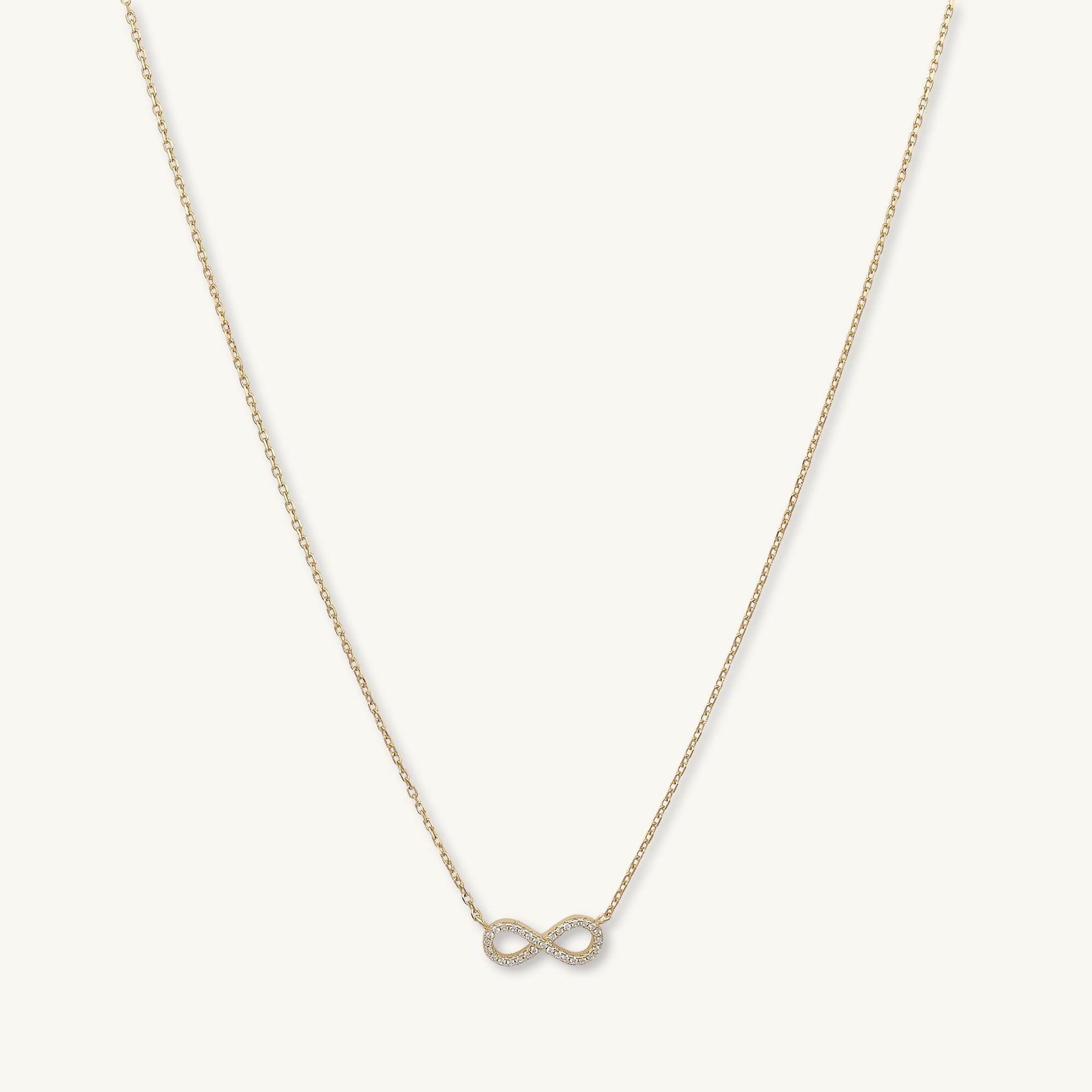 Infinity Sapphire Chain Necklace