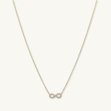 Infinity Sapphire Chain Necklace