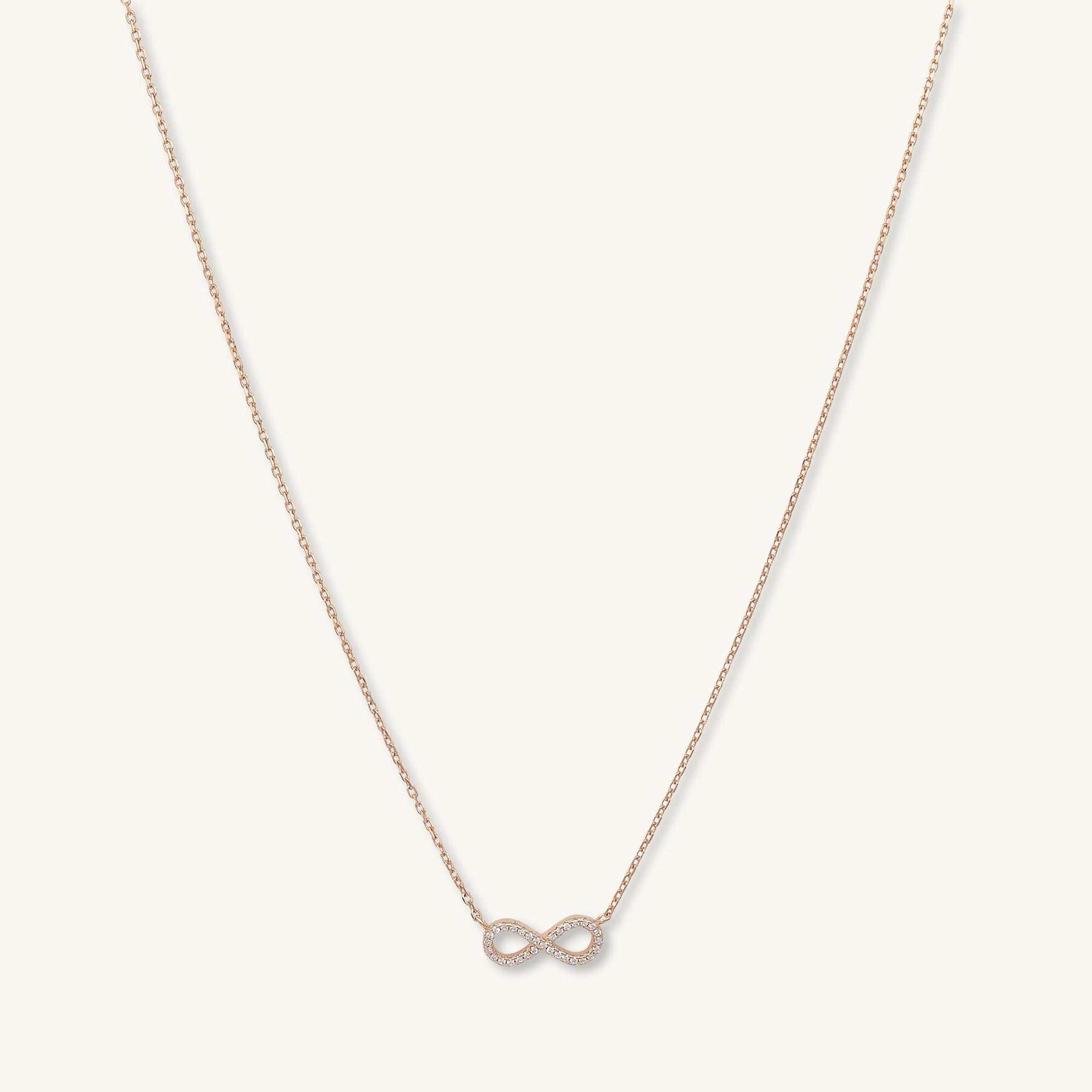 Infinity Sapphire Chain Necklace