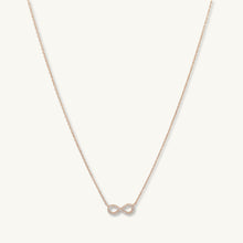 Infinity Sapphire Chain Necklace