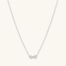 Infinity Sapphire Chain Necklace