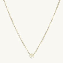 Initial Letter Dot Necklace