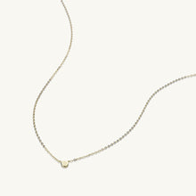 Initial Letter Dot Necklace