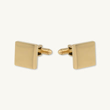 Initial Letter Personalised Engraved Square Cufflinks