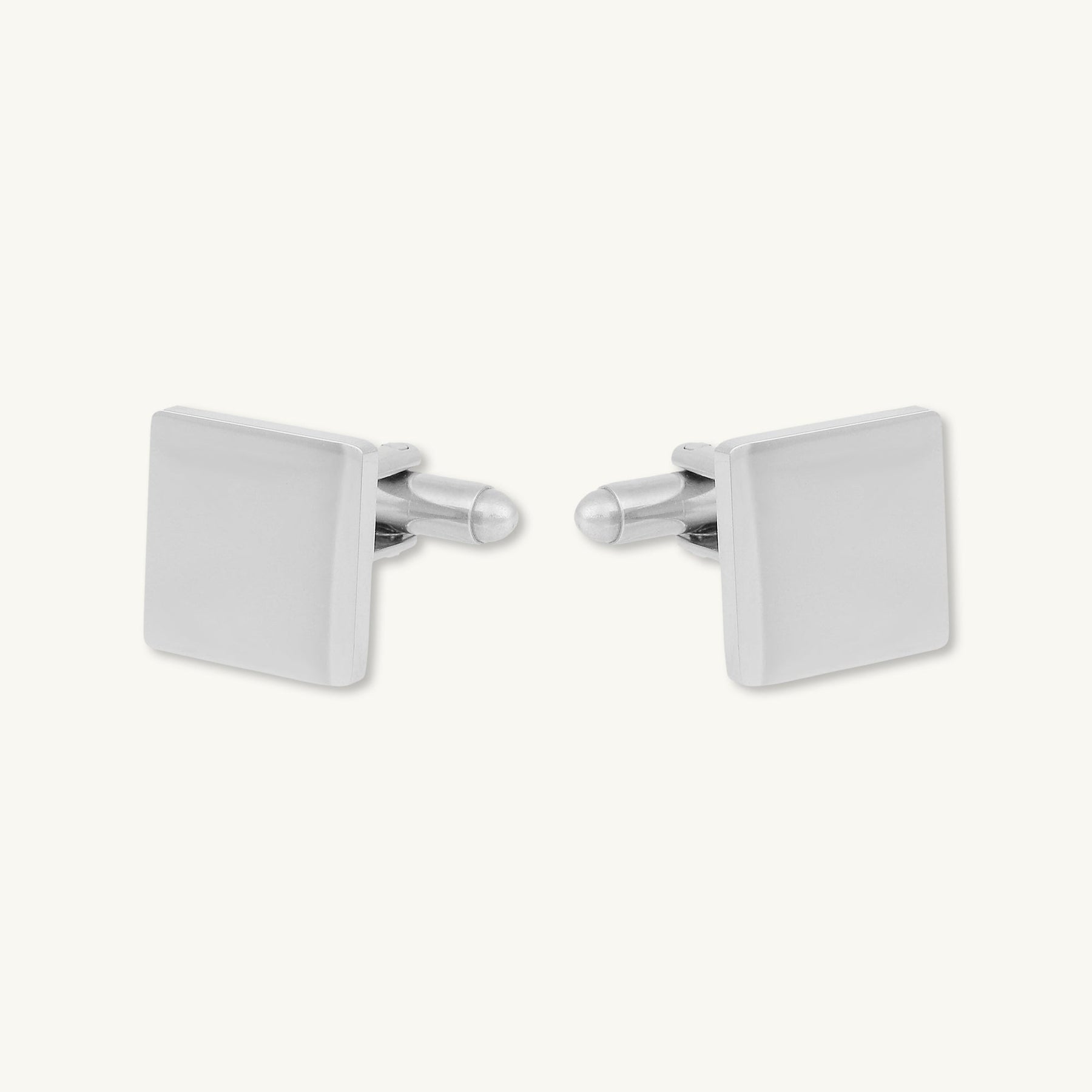 Initial Letter Personalised Engraved Square Cufflinks