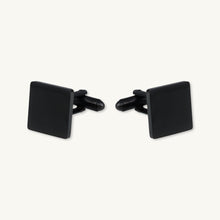 Initial Letter Personalised Engraved Square Cufflinks