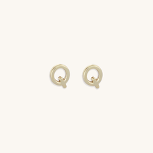 Initial Letter Stud Earrings