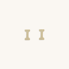 Initial Letter Stud Earrings